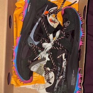 Nike Black and Pink Spiked Sneakers